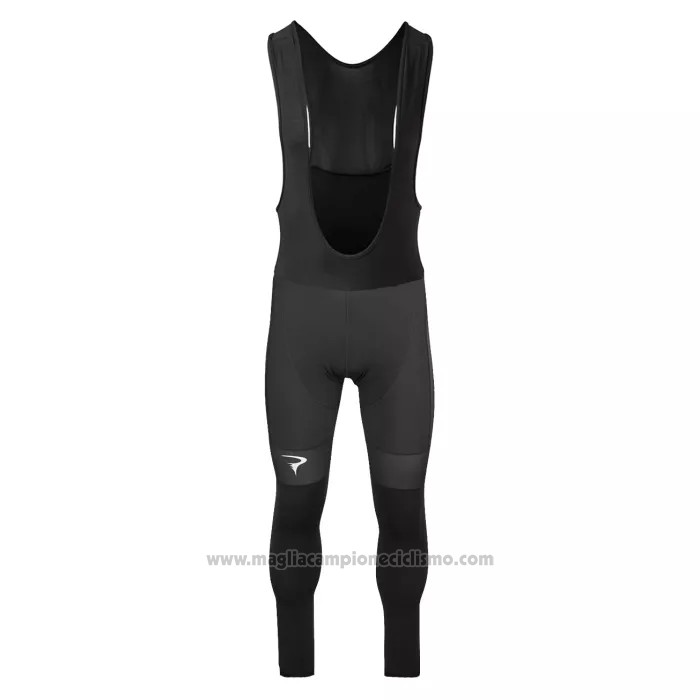2022 Abbigliamento Ciclismo Ineos Grenadiers Rosso Nero Manica Lunga e Salopette